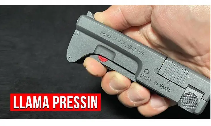 Pistola Llama Pressin - A história de uma pequena grande arma.