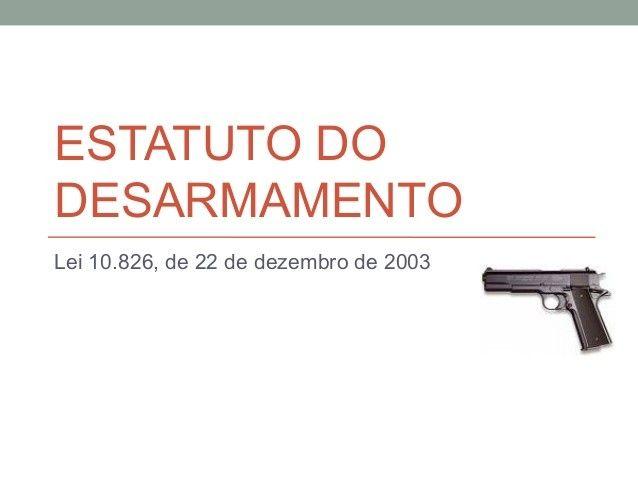 Estatuto do Desarmamento de 2003