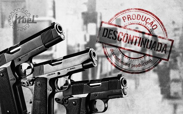 IMBEL anuncia descontinuação da produção e venda de algumas de suas Pistolas.