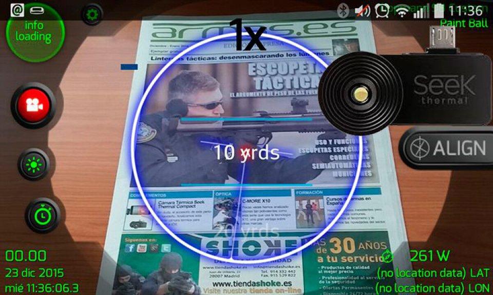 Inteliscope PRO combina com Seek Thermal para criar um visor térmico para Celulares