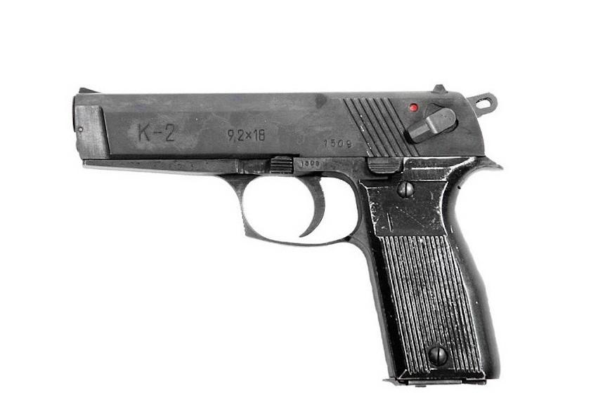 Pistola K2 - Calibre 9x18 Makarov (Armênia)