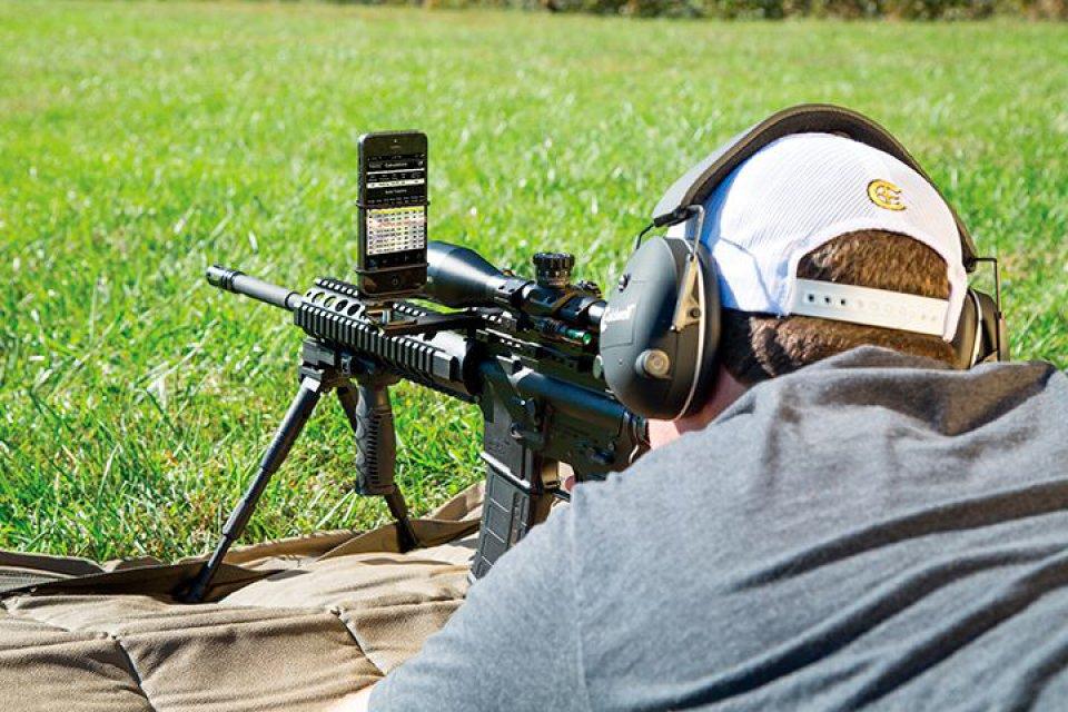 Suporte para celular no trilho Picatinny