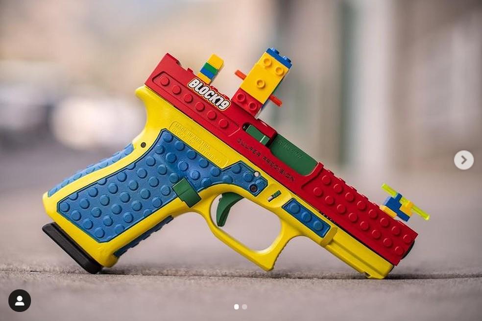 Arma de verdade com visual de Lego causa polêmica nos EUA