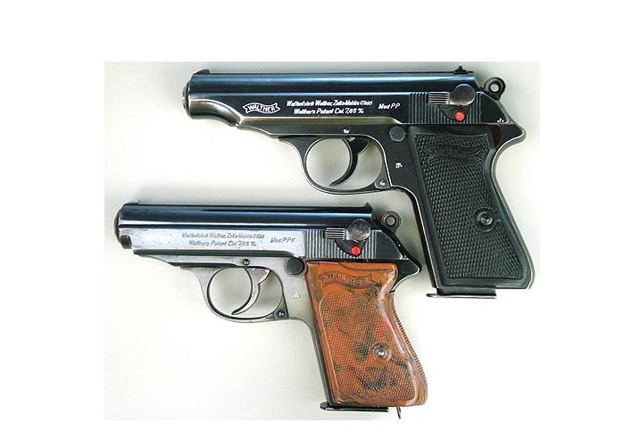 Pistolas Walther PP e PPK
