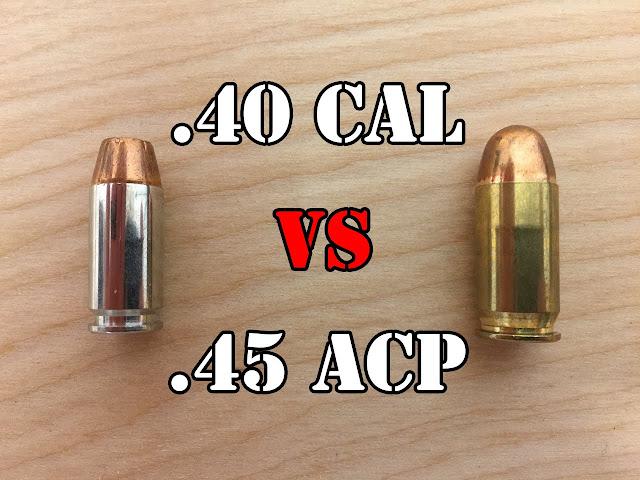Qual usar, .40 S&W ou 45 ACP?