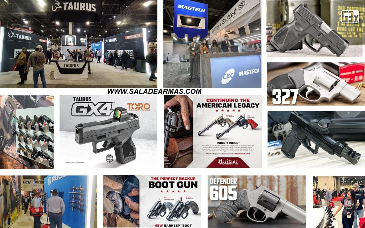 Taurus e CBC mostram sua força na Shot Show 2022, maior feira de armas e munições do mundo