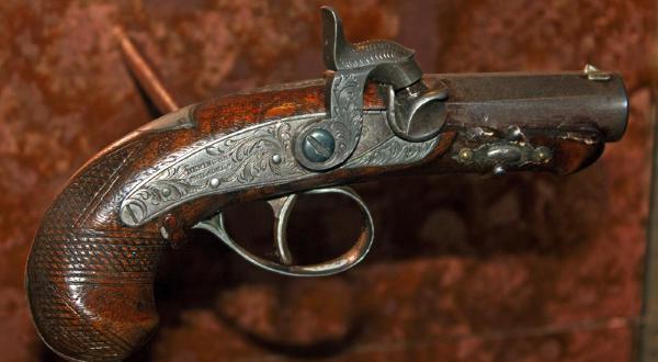 A Arma utilizada no assassinato de Abraham Lincoln