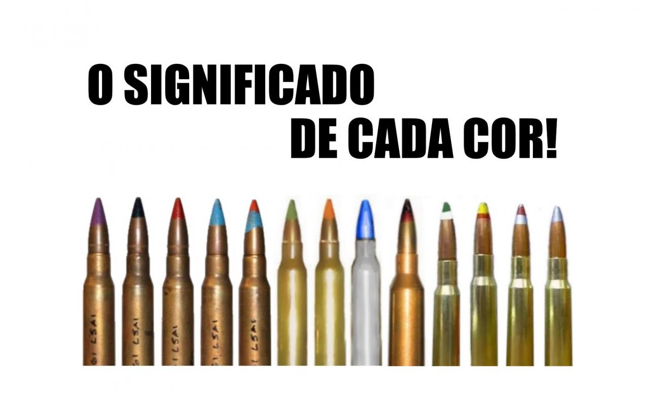 O Significado das Cores dos Projéteis