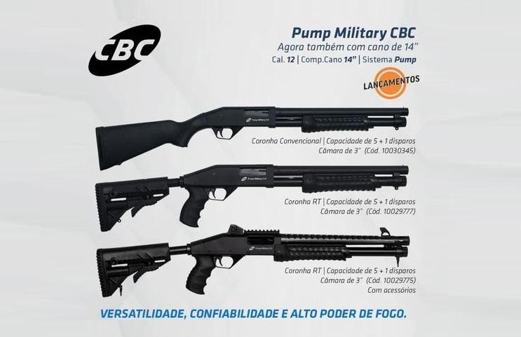 CBC lança Pump Military com cano de 14 polegadas
