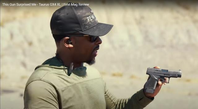 Pistola Taurus GX4 é recomendada por um dos canais mais seguidos nos EUA