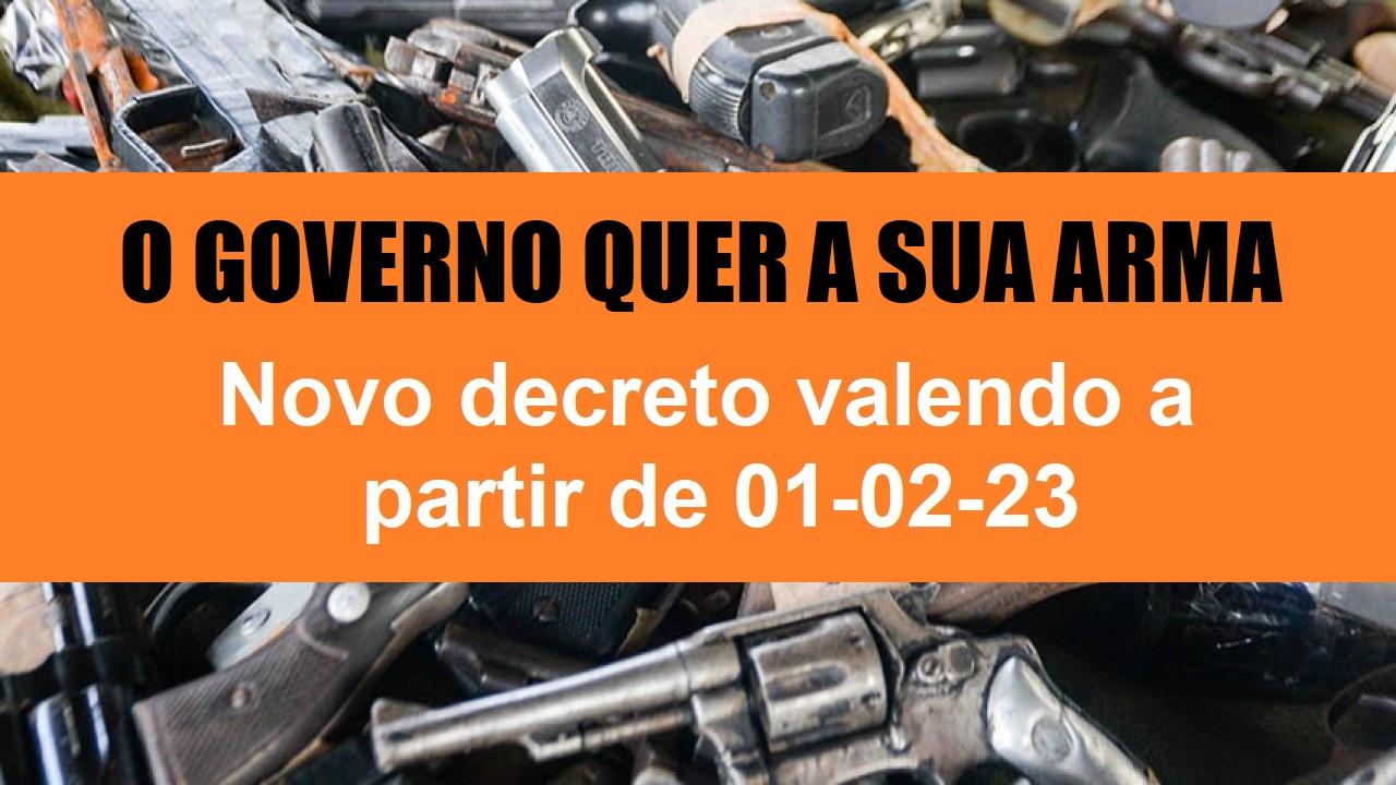 60 dias é o prazo que o Governo deu para o cadastramento de todas as armas de fogo no sistema da PF para CACs e proprietários de armas.