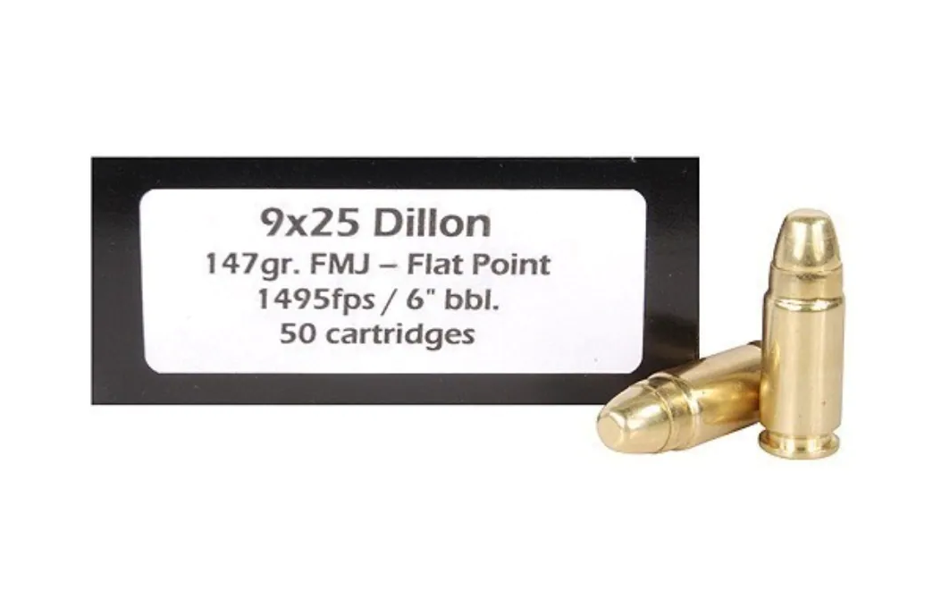 O Calibre 9×25mm Dillon