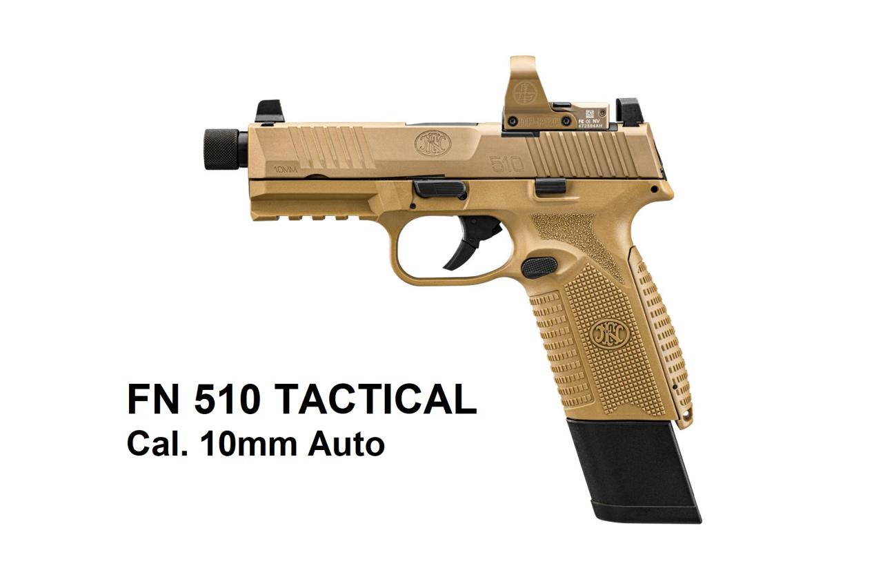Pistola FN 510 Tactical - Calibre 10mm Auto