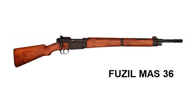FUZIL MAS 36 - Cal. 7,5x54mm (França)