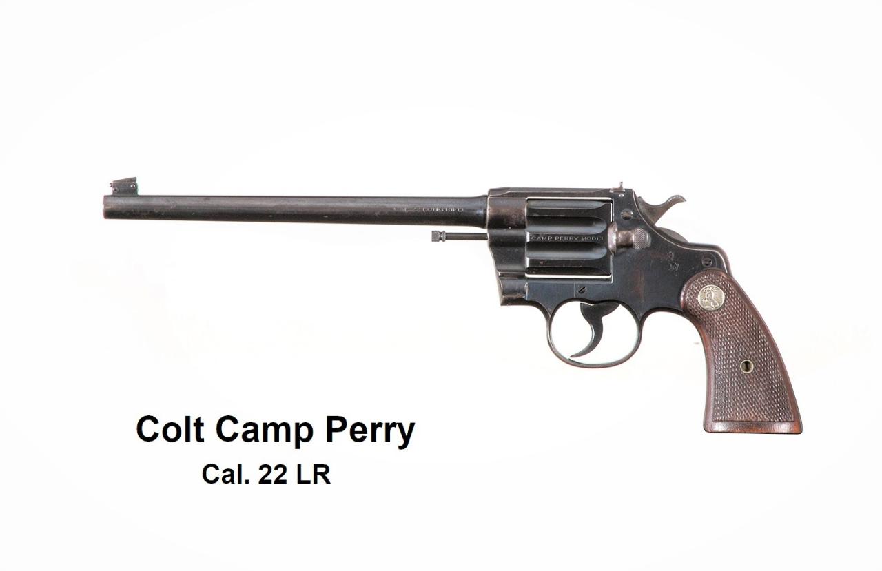 Colt Camp Perry Target, é um revólver ou uma pistola?