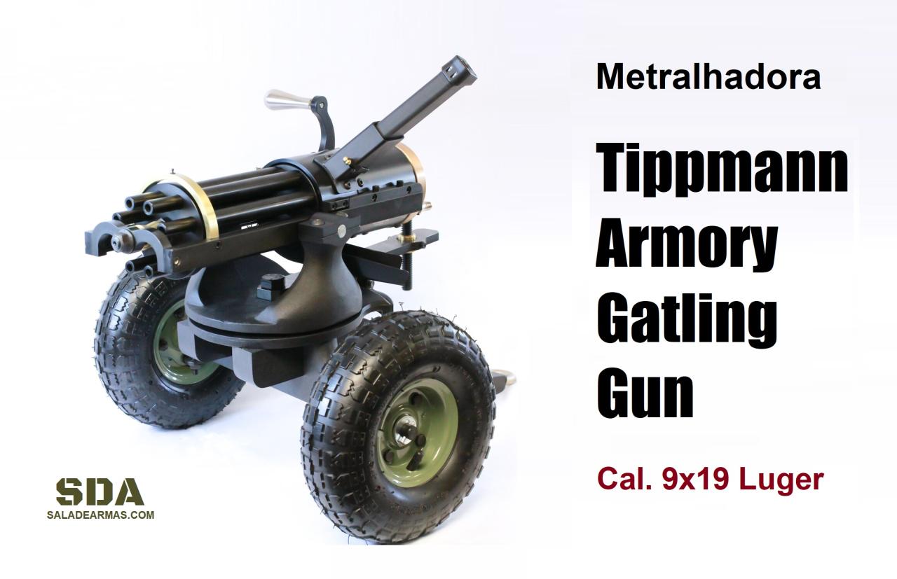 Tippmann Armory Gatling Gun - Cal. 9 mm Luger
