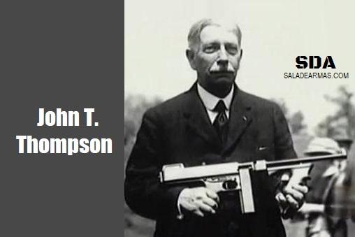 John T. Thompson, o criador da sub-metralhadora Thompson cal. 45 ACP
