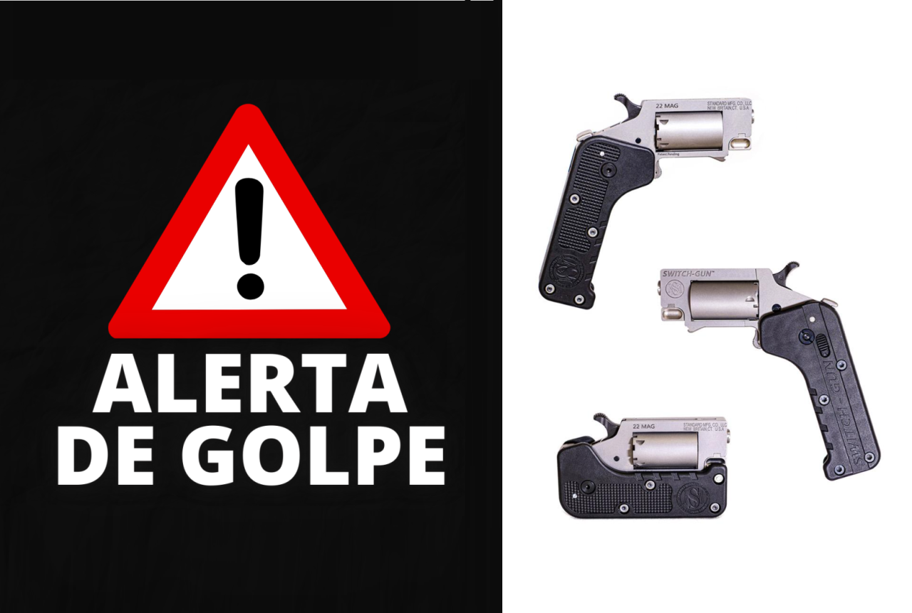 Vejam o novo golpe que está no Instagram - GOLPE DO MINI-REVÓLVER