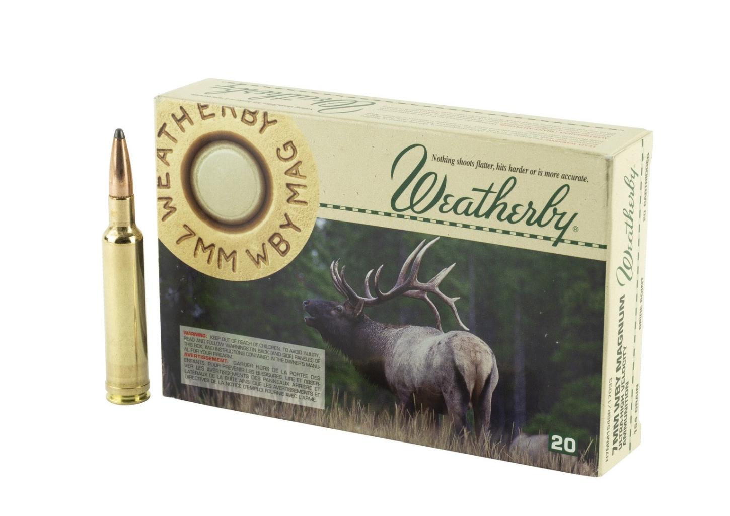 O calibre 7mm Weatherby Magnum