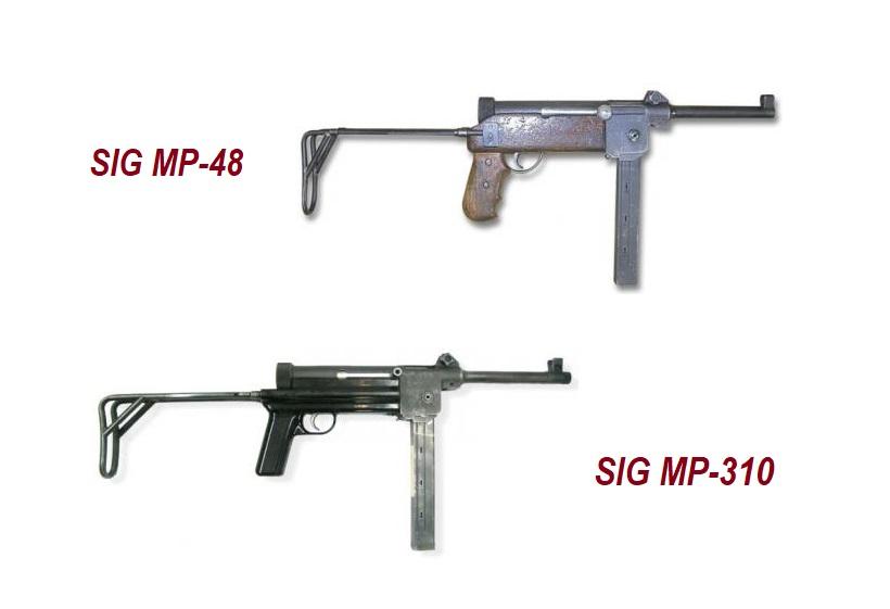 Submetralhadoras SIG MP-48 e MP-310