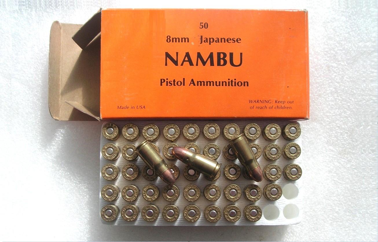 O calibre 8×22mm Nambu