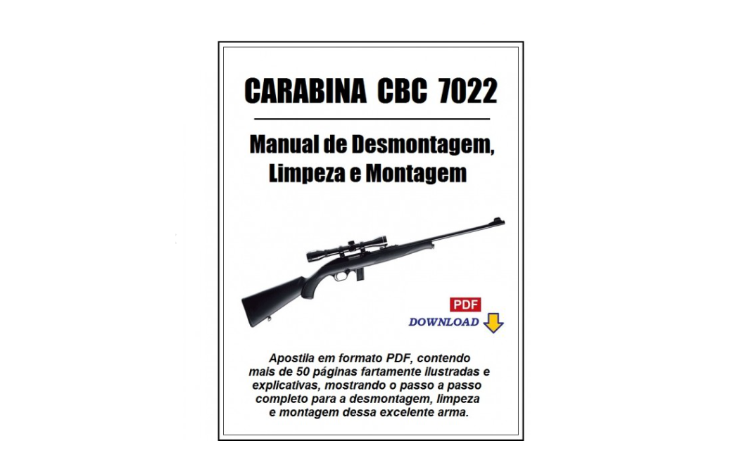 CBC Mod. 7022 - Manual de Desmontagem, Limpeza e Montagem