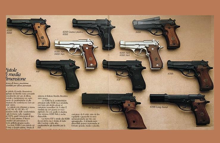 Pistolas Beretta Série 80