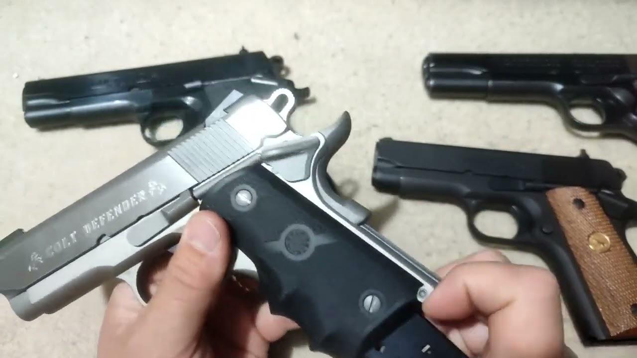 Tamanhos das Pistolas Colt 1911