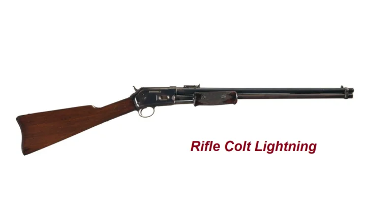 A história do rifle Colt Lightning