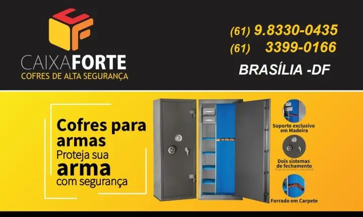 Caixa Forte - Cofres para Armas e de Alta Segurança