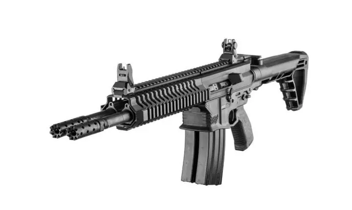 Gilboa Snake, uma versão israelense do AR-15, porém, com 2 canos.