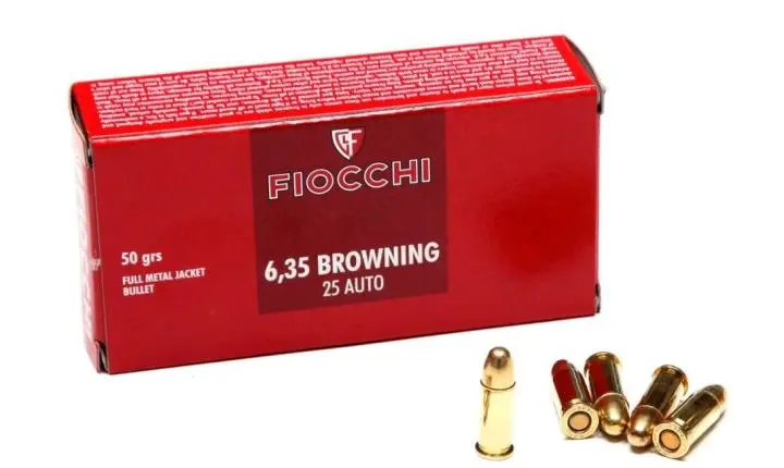 O Calibre 6,35 Browning (.25 AUTO)