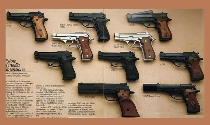 Pistolas Beretta Série 80