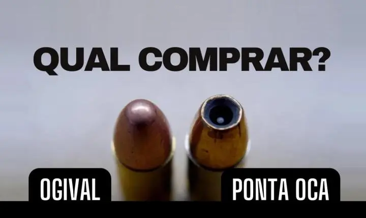 Qual munição escolher para comprar? Ogival ou ponta oca? Qual a melhor?