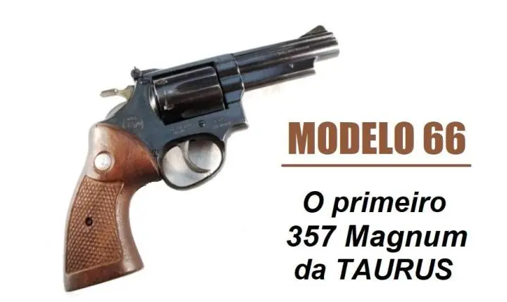Revólver Modelo 66, o primeiro 357 Magnum da Taurus